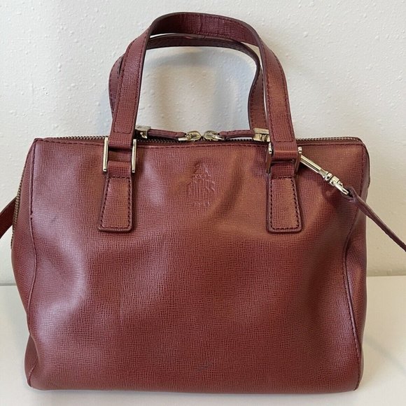 Vintage Red Mark Cross Satchel - Picture 1 of 14